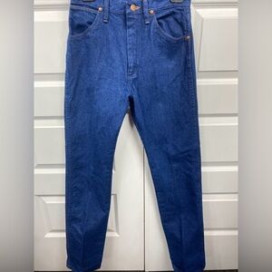 Wrangler Cowboy Y2K Jeans 14MWZG RN 130273 SIZE 7x34 Women Dark Wash